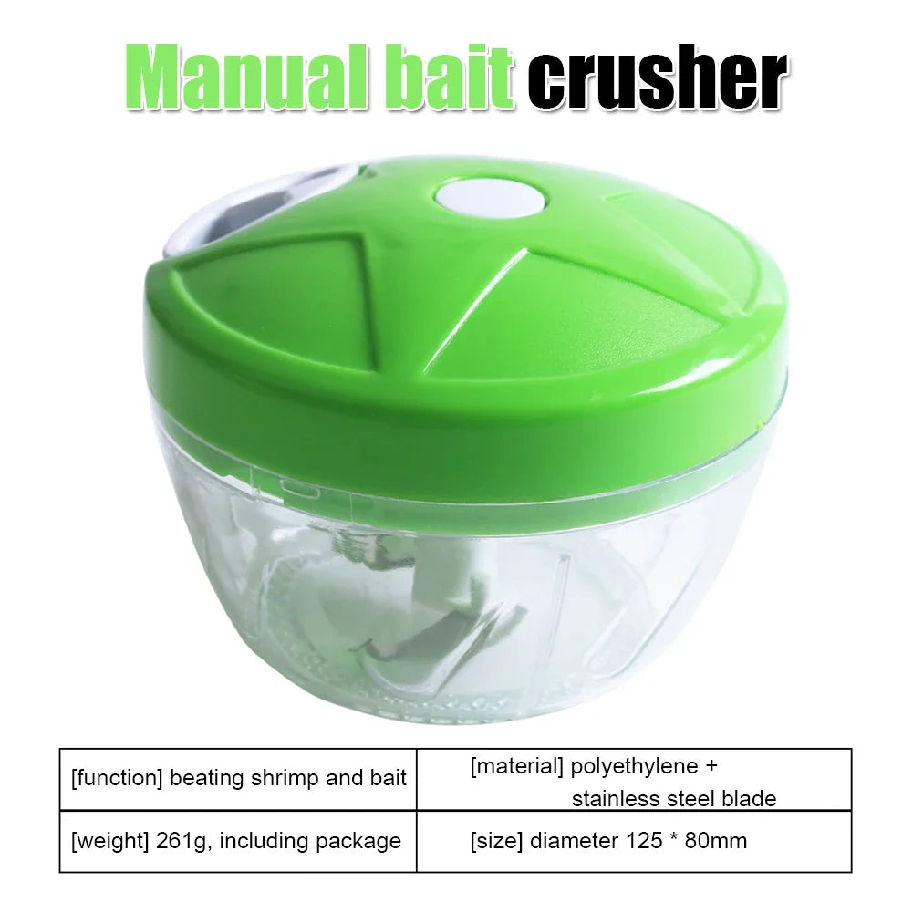 Portable Hand-Held Lure Mixing Mill Pulverizer Shrimp Grinder Blender Mixer Fishing Making Bait Fishing Gear Grinder Kitchentool
