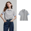 TOYOUTH Women Short Sleeve T shirt 2025 Spring New Tops 8521007