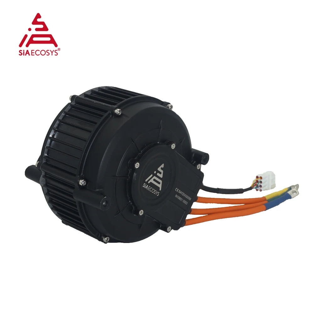 US Warehouse QS MOTOR 165 V2 5000W 72V 35H Hall PMSM Mid Drive Motor with Sprocket Adapter from SiAECOSYS
