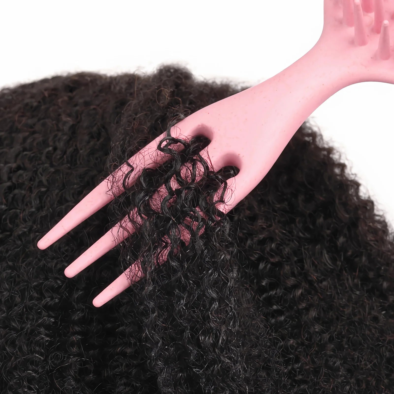 3-in-1 Candy Curly Hair Brush - Gentle Detangling Styling Comb for Wet or Dry Curls Reduces Pulling Separation Ideal for Women