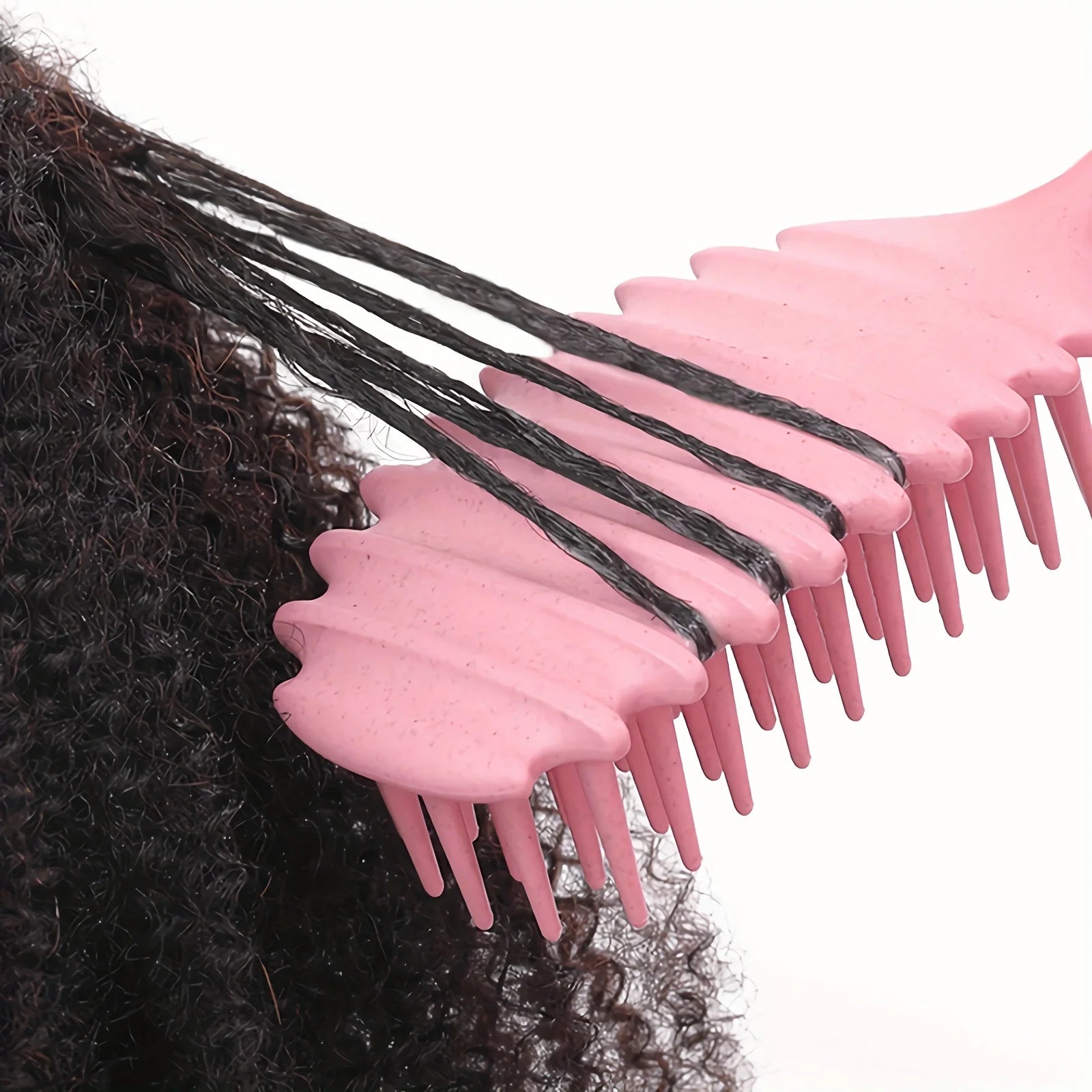 3-in-1 Candy Curly Hair Brush - Gentle Detangling Styling Comb for Wet or Dry Curls Reduces Pulling Separation Ideal for Women