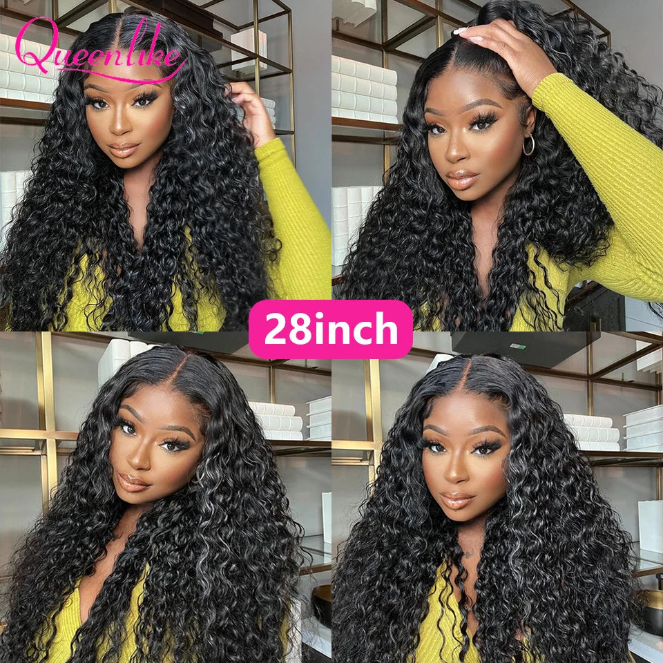 Water Wave Human Hair Bundles with Closure Brazilian Raw Hair Bundles with 5x5/6x6 Closure 34 36 38 40 inch Bundles Human Hair