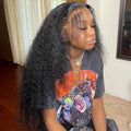 Deep Wave Frontal Wig 13x6 Hd Lace Loose Wave Wigs Brazilian Hair Natural Hairline Pre Plucked 40 Inch Lace Front Human Hair Wig