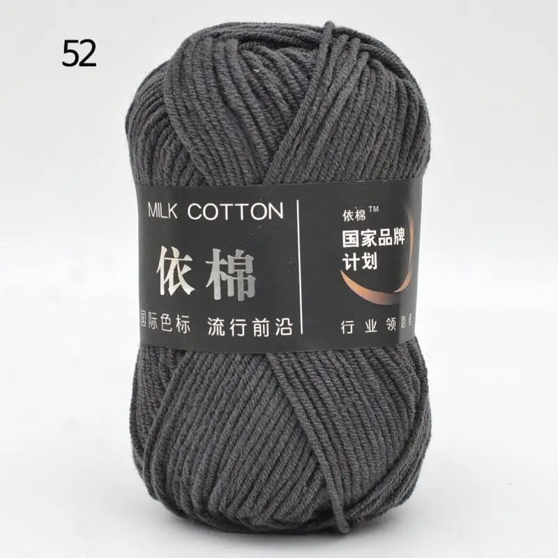10pcs Mixed Colors Yarn Milk Cotton Yarn Combination Crochet Knitting Yarn Set for Handmade DIY Crafts Sweater Scarf Knitting