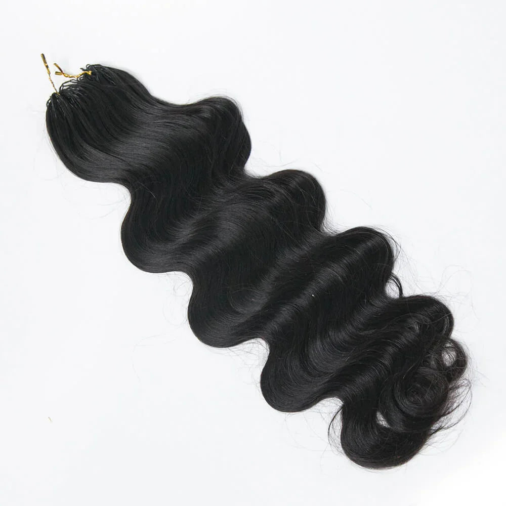 Miracle Knots Body Wave Crochet Hair Body Wave Crochet Human Hair Extensions Boho Braids Feather Crochet Extension Knotless