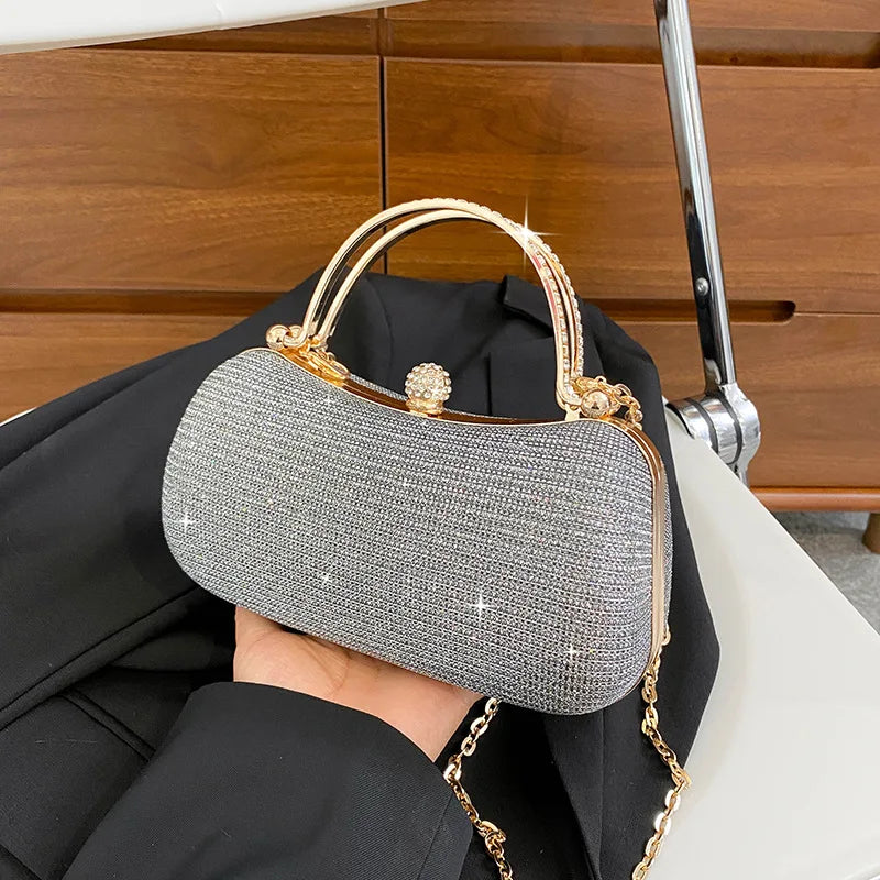 Cute Small PVC Shoulder Crossbody Bags for Women 2025 Hit Luxury Party Evening Handbags and Purses Female Travel Clutch