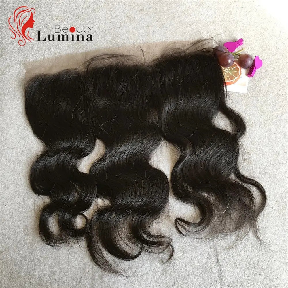13x6 Body Wave Lace Frontal Invisible Transparent Lace Melt Skins Body Wave 13x4 Frontal Only Human Hair Remy Pre Plucked