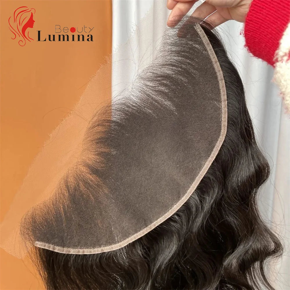 13x6 Body Wave Lace Frontal Invisible Transparent Lace Melt Skins Body Wave 13x4 Frontal Only Human Hair Remy Pre Plucked