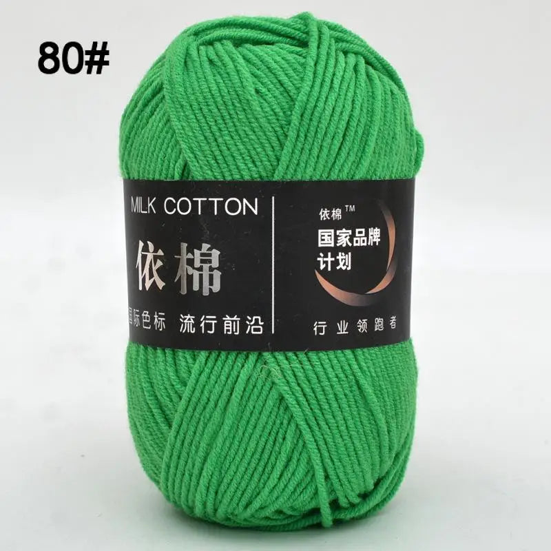 10pcs Mixed Colors Yarn Milk Cotton Yarn Combination Crochet Knitting Yarn Set for Handmade DIY Crafts Sweater Scarf Knitting