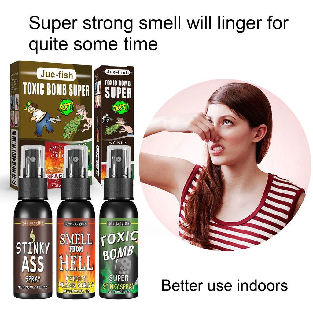 Novelties Liquid Fart Gag Prank Joke Spray Can Stink Bomb Smelly Stinky Gas Joke Sprinkle Prank Family Entertainment Supply
