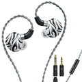 TRN New White Tiger In Ear Earphones Hybrid Dual Dynamic Driver + Planar Diaphragm Headphones