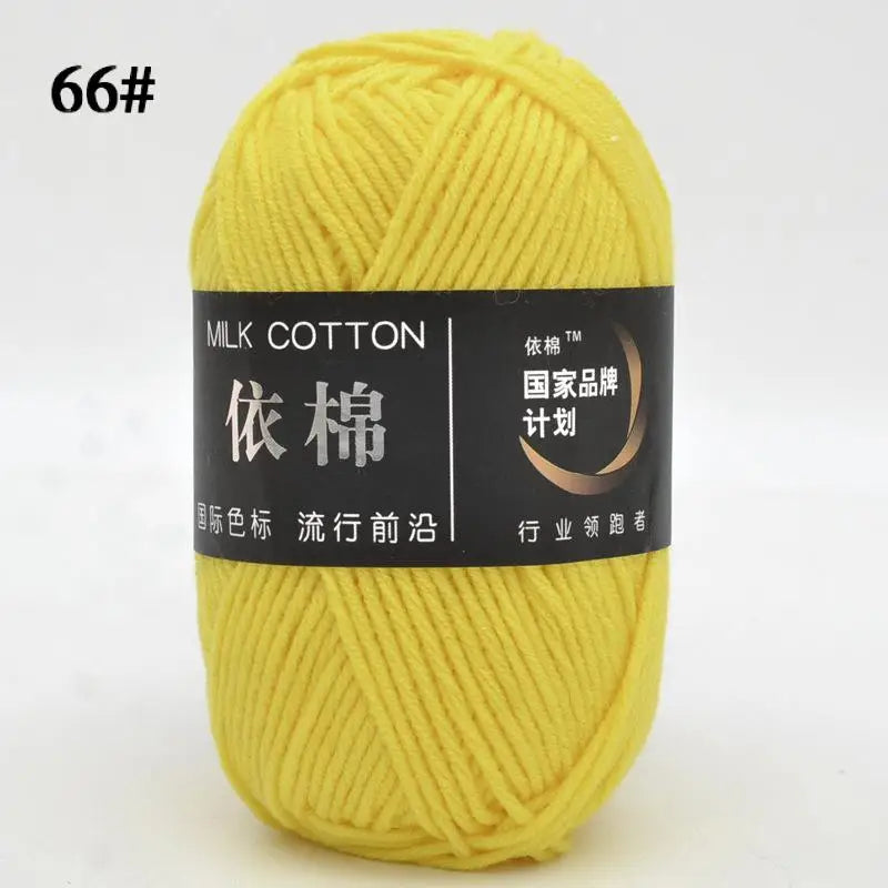10pcs Mixed Colors Yarn Milk Cotton Yarn Combination Crochet Knitting Yarn Set for Handmade DIY Crafts Sweater Scarf Knitting