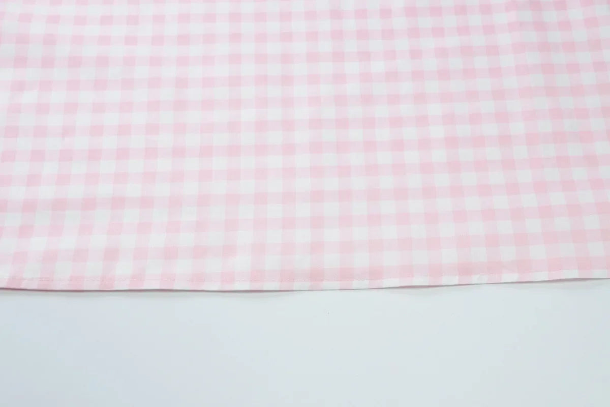 Lady Solid Sleeveless Sling Dress Backless Slim Pleated Hem Square Neck Plaid A-line Dresses Women Vacation Summer Midi Robes
