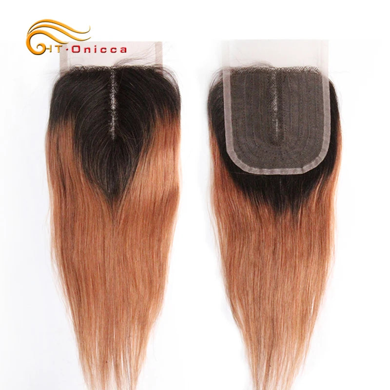 Bouncy Curly 4x1 T Part Lace Closure Indian Body Wave Curly Human Hair Transparent Lace Closure Only Middle Parts