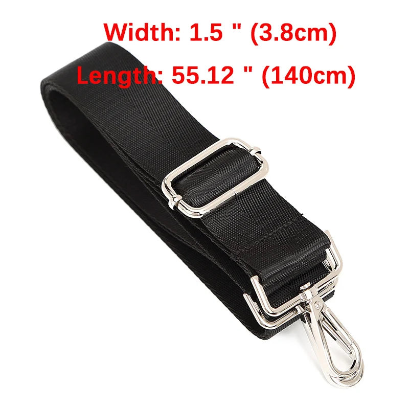 80-140CM Replacement Shoulder Bag Strap For Briefcase Men Crossbody Shoulder Bags Strap Adjustable Black Women Bag Accessories