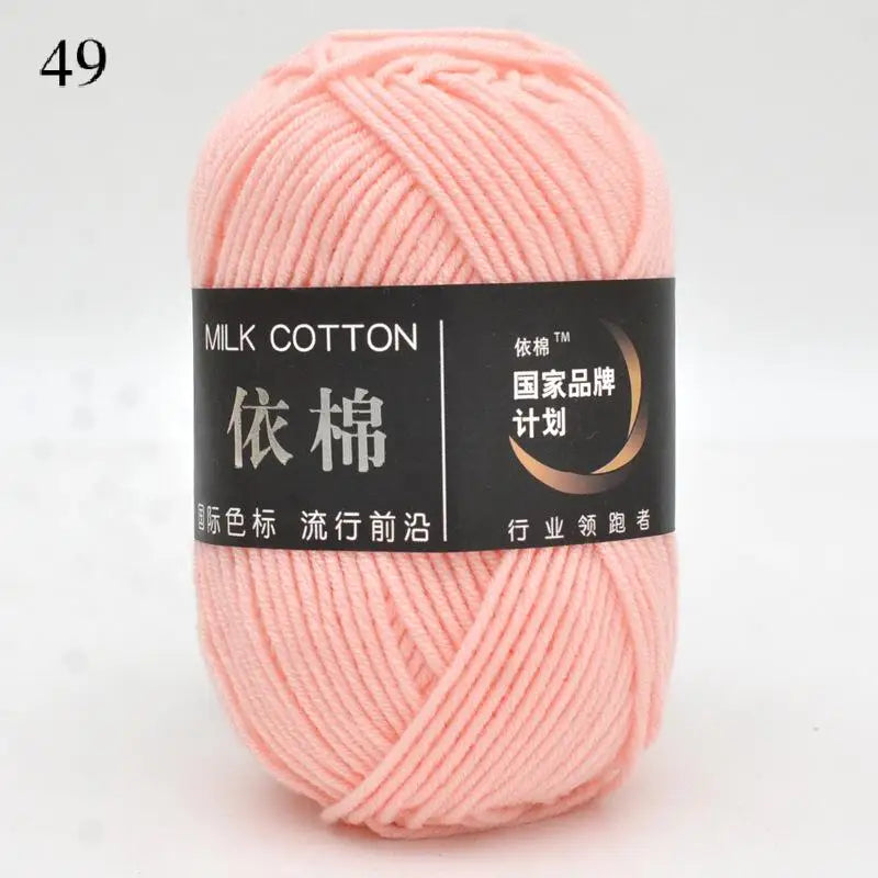 10pcs Mixed Colors Yarn Milk Cotton Yarn Combination Crochet Knitting Yarn Set for Handmade DIY Crafts Sweater Scarf Knitting
