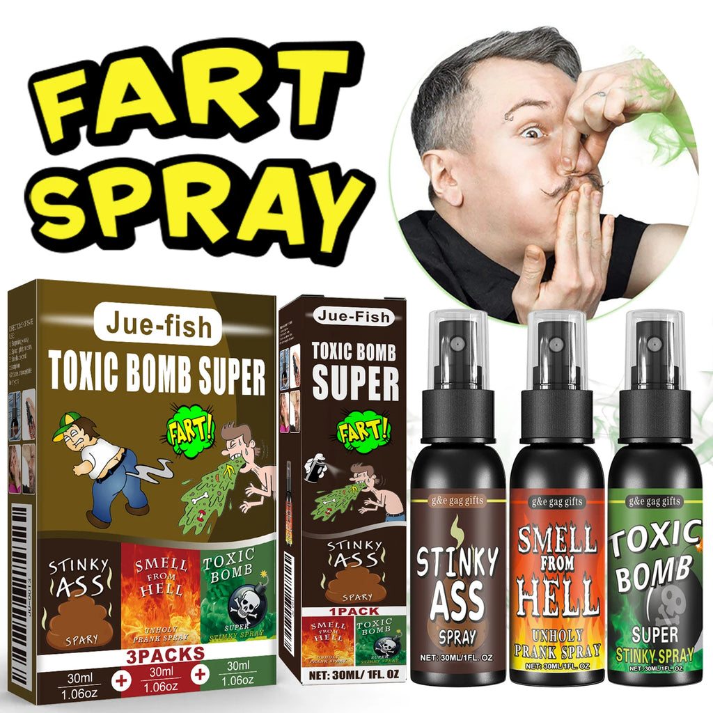 Novelties Liquid Fart Gag Prank Joke Spray Can Stink Bomb Smelly Stinky Gas Joke Sprinkle Prank Family Entertainment Supply