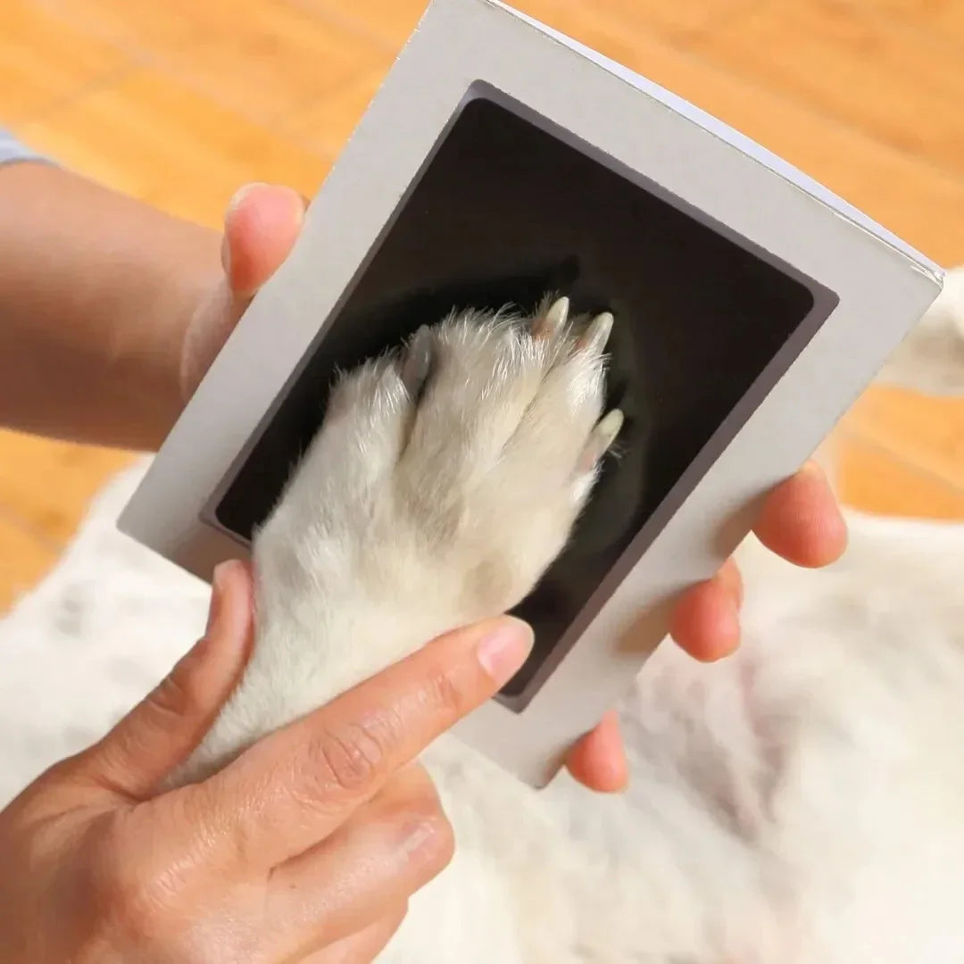 Pet Handprint & Footprint Kit – Dog & Cat Paw Print Pad with Clean Touch Ink  No Smudging, Commemorative Photo Album Maker