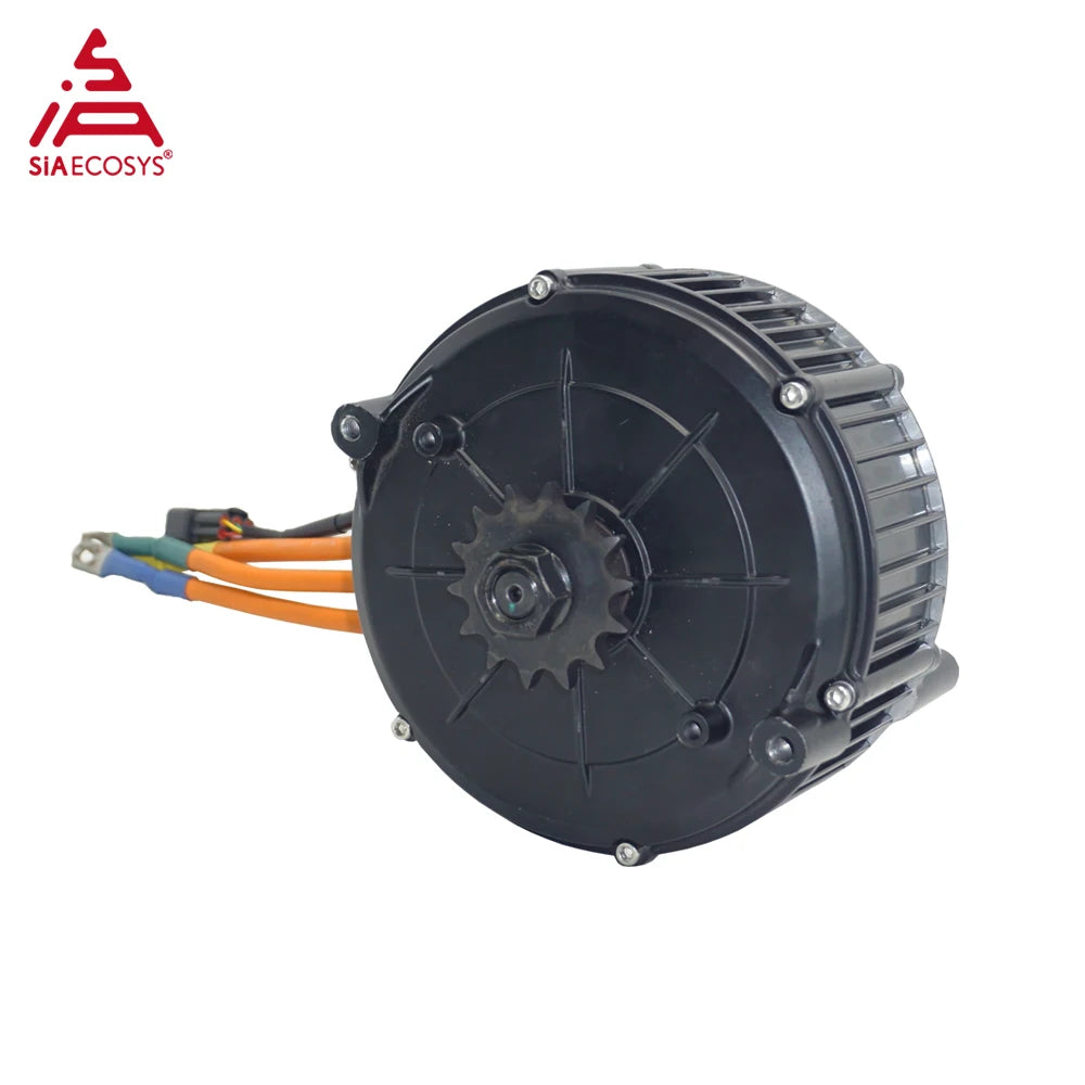 US Warehouse QS MOTOR 165 V2 5000W 72V 35H Hall PMSM Mid Drive Motor with Sprocket Adapter from SiAECOSYS