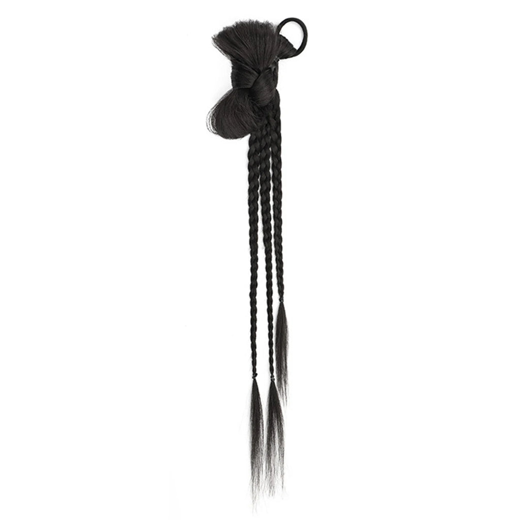 Women's Braid Wig - Cute And Natural Hair Extensions For Long Braid Styles, Ideal For Role-Playing, And Costume Props