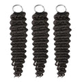 Burmese Curly Spiral Burmese Curly Kinky Straight Curl Knotless Pre-Separated Feather Human hair Crochet Hair Extensions