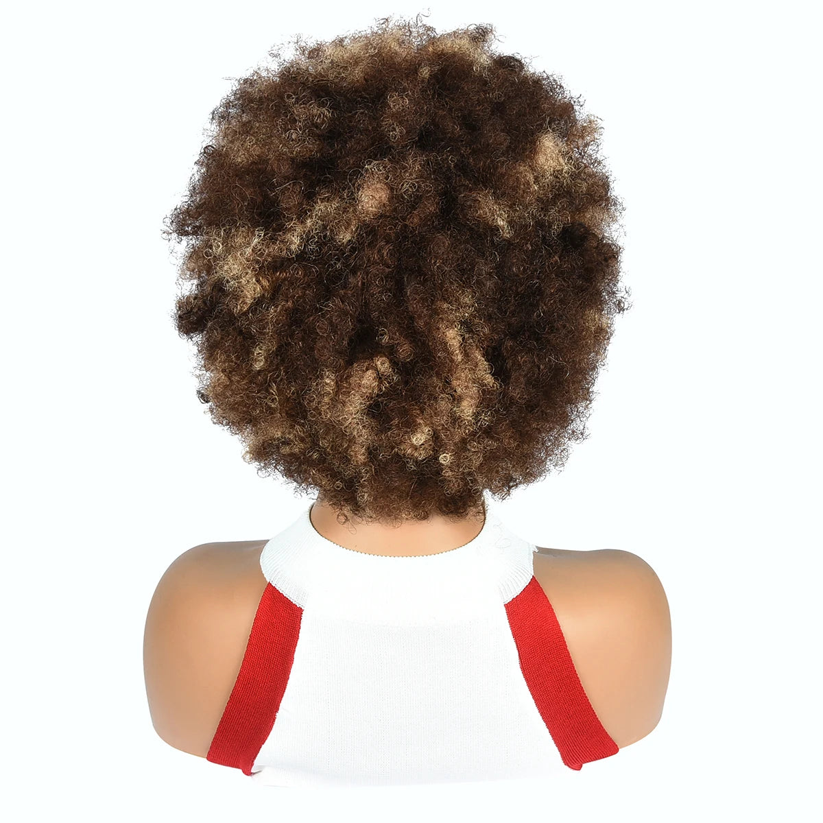 P4/27 Curly Pixie Cut Wigs Highlight Pixie Cut Human Hair Wigs Fringe Human Hair Wigs 99J Full Machine Made Wigs Glueless Wigs